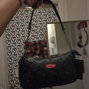 (SOLD ON DEPOP) Clasic Black Ed Hardy Shoulder/Crossbody Bag